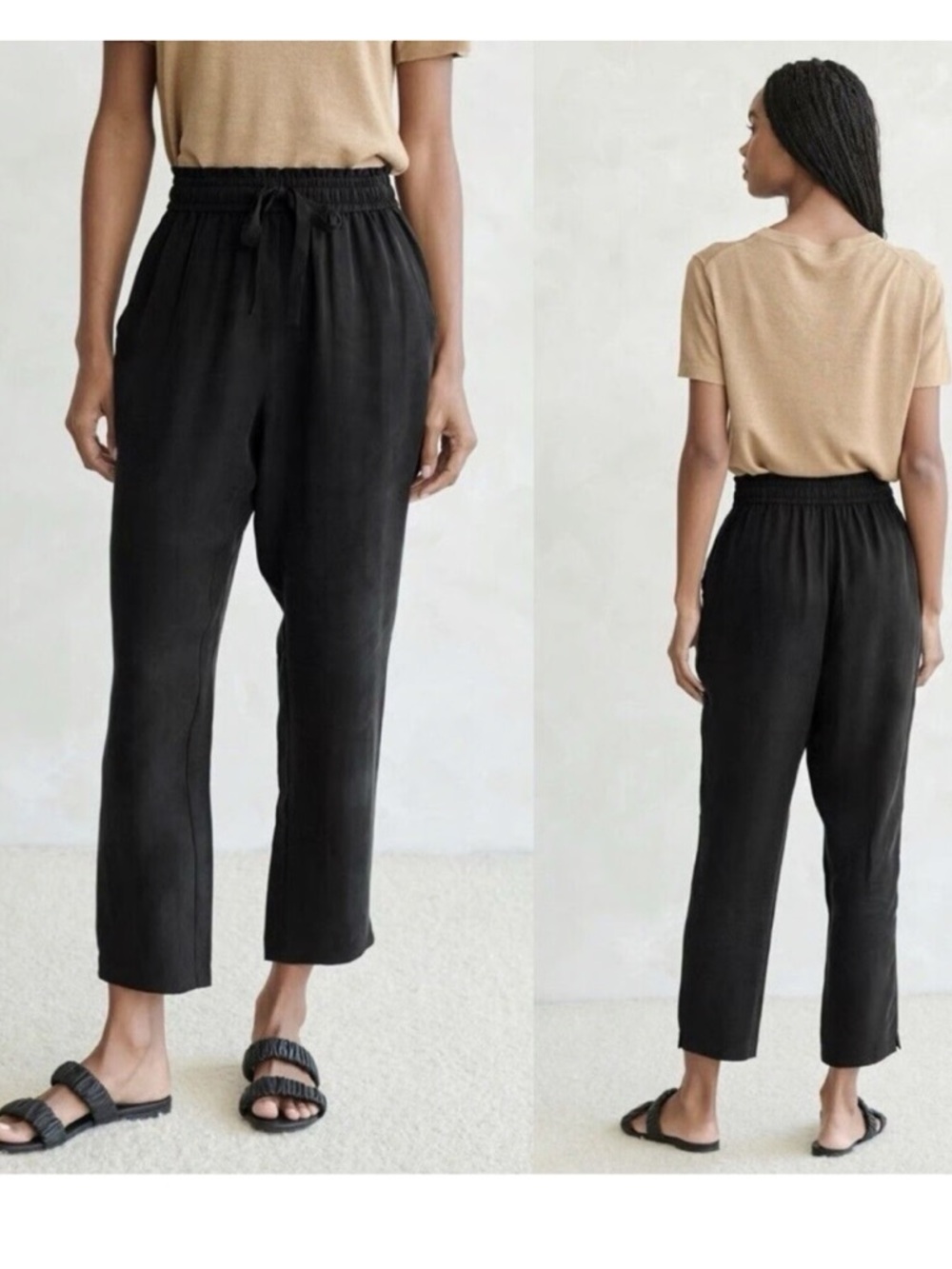 Jenni Kayne Rio Trouser Black Pants Size: L